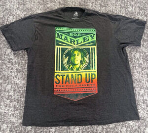 Bob Marley Stand Up For Your Rights Zion Mens Shirt Size XXL Y2K 2000s